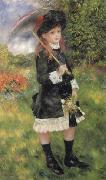 Pierre Renoir, Girl with Parasol (Aline Nunes)